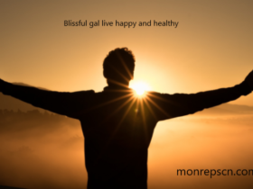 Blissful gal live happy and healthy
